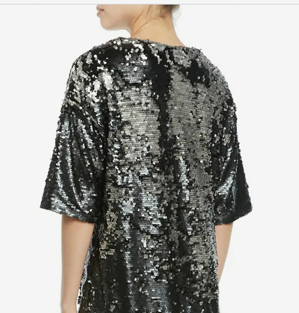 JBrand Sequin Short Sleeve Cocktail Dress NWT